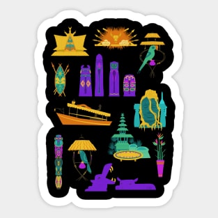 Adventureland Icons Sticker